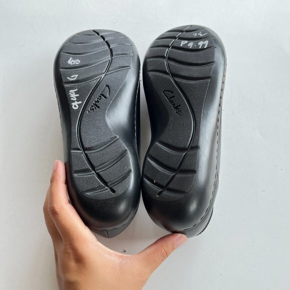 Clarks Channing Ann 22545 Slip on Loafer Black Leather Women's Size 7.5 … - Picture 6 of 6